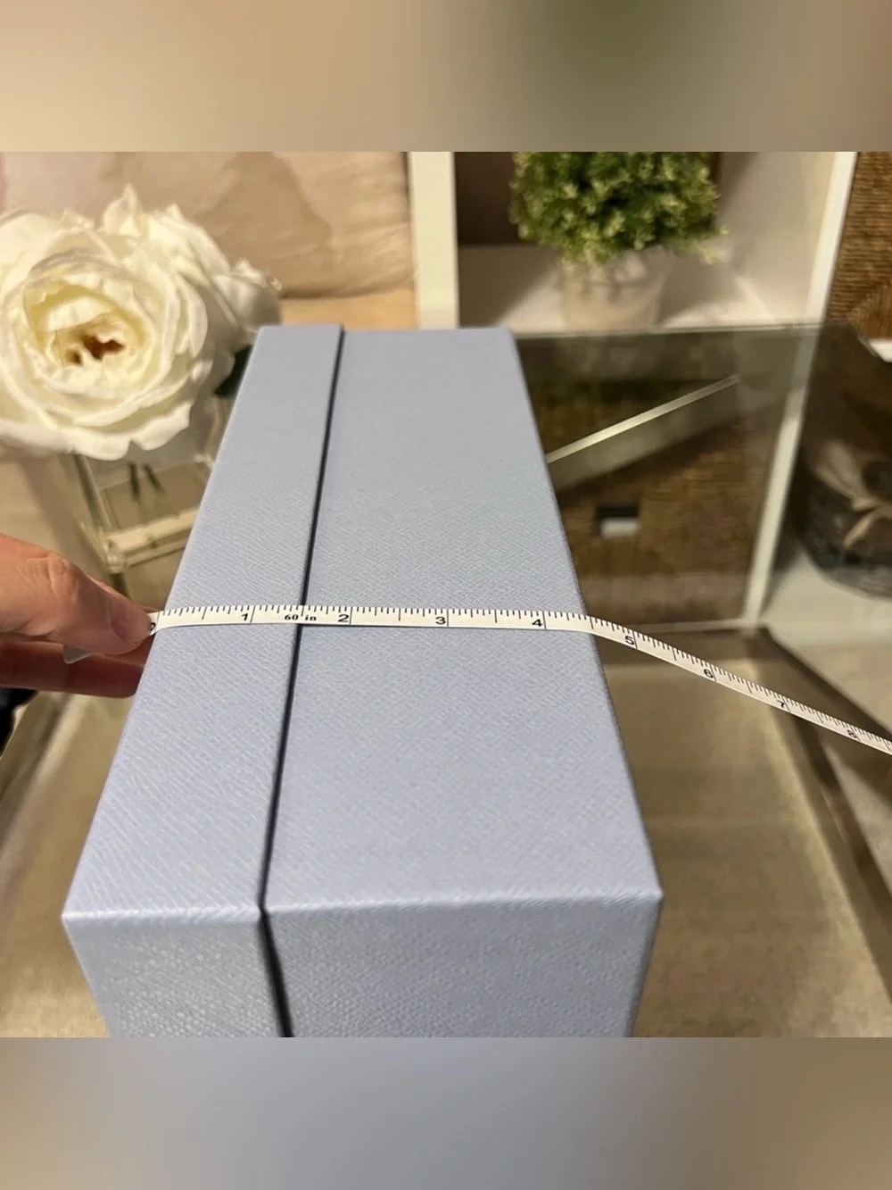 Prada Black Shoe Dust Bags with Light Blue Box